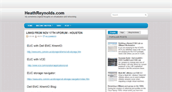 Desktop Screenshot of heathreynolds.com